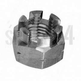 Nakrętka koronowa DIN 935 GAL ZN Kl.10 M22-M48