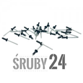 Nit ISO 15977 Aluminium/Stal RAL 7016 (MA)