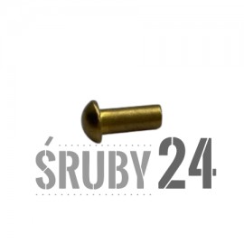 Nit pełny z łbem kulistym DIN 660 MOS