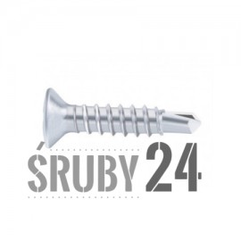 Wkręt do okien samowiercący z łbem stożkowym (TEKS) (Ph)