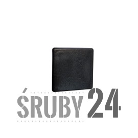 Zaślepka do rur kwadratowa czarna