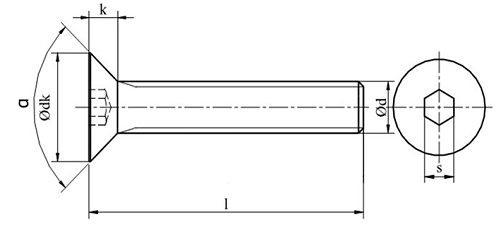 Śruba ISO 10642 PG kl.010.9 Ocynk Płatkowy Czarny