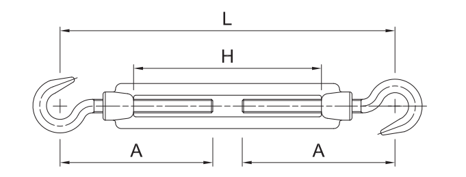 Śruba DIN 1480 hak-hak. Ocynk Galwaniczny M6-M14