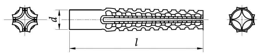 Kołek rozporowy uniwersalny metalowy Ocynk Galwaniczny