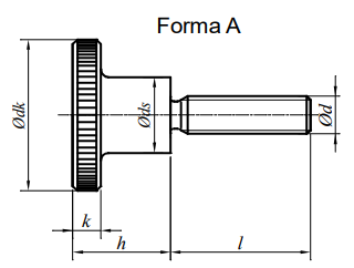 Śruba DIN 464 kl.5.8 Ocynk Galwaniczny Forma A